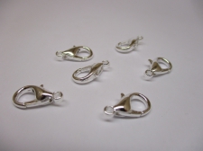 Lobster Clasp 23mm (Silver) 5pcs