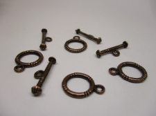 Toggle Clasp #17 (Copper) 4pcs