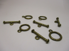 Toggle Clasp #17 (Bronze) 4pcs