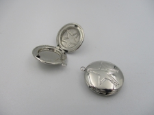 Pendant Locket 1pcs (N) 20mm Round