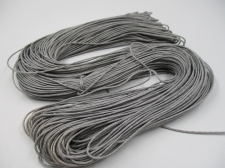 Wax cord 1mm +/-70m GREY