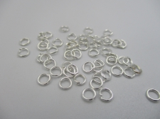 Jump Ring 4mm Silver 300pcs