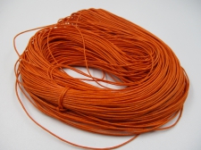 Wax cord 1mm +/-70m ORANGE