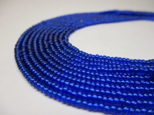 Czech Seed Beads 11/0 Foil Blue 5str x +/-50cm