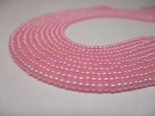 Czech Seed Beads 11/0 Pearl Pink 5str x +/-50cm
