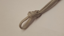 Paracord 5x3mm lt Grey 10m