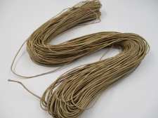 WAX CORD 1MM +/- 70M LT BROWN