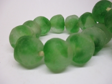 Ghana Bottle powder Trade African Beads +/-59cm 23mm