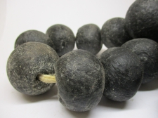 Ghana Bottle powder Trade African Beads +/-68cm 33mm