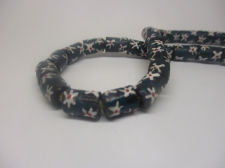 Ghana Trade African Beads +/-60cm 12x8mm