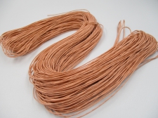 Wax cord 1mm +/-70m PEACH