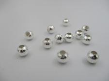 Metal Hollow Beads 6mm (S) +/-50pcs