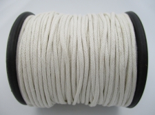 Wax Cord 1.5mm White +/-50m