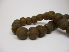 Ghana Bottle powder Trade African Beads +/-50cm 9mm