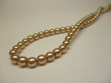 Czech Glass Pearls 4mm Lt Copper +/-120pcs