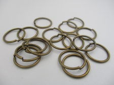 Jump Ring 16mm Bronze +/-30pcs T