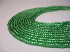 Czech Seed Beads 11/0 Foil Lt Green 5str x +/-50cm
