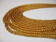 Czech Seed Beads 11/0 Foil Bronz 5str x +/-50cm