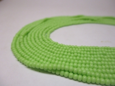 Czech Seed Beads 11/0 Opaque Lt Lime 5str x +/-50cm