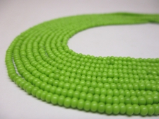 Czech Seed Beads 11/0 Opaque Lime 5str x +/-50cm