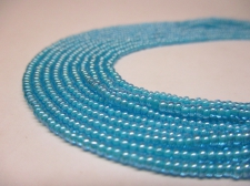 Czech Seed Beads 11/0 Luster Turq 5str x +/-50cm