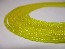 Czech Seed Beads 11/0 Luster Yellow 5str x +/-50cm