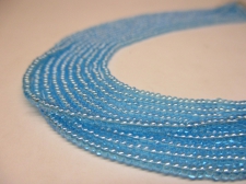 Czech Seed Beads 11/0 Luster Lt Blue 5str x +/-50cm