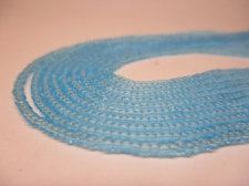 Czech Seed Beads 11/0 Crystal Sky Blue 5str x +/-50cm