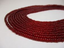 Czech Seed Beads 11/0 Crystal Red 5str x +/-50cm