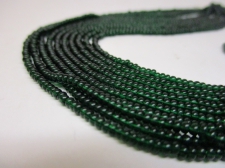 Czech Seed Beads 11/0 Crystal Bottle Green 5str x +/-50cm