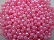 Plastic pearls 500g 12mm Pink