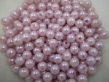 Plastic pearls 500g 10mm Lt Purple