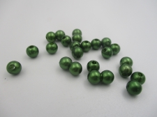 Plastic Pearls 10mm Green  100g