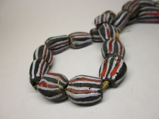 Ghana Trade African Beads +/-60cm 17x15x9mm