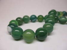 Green Agate 10mm +/-37pcs