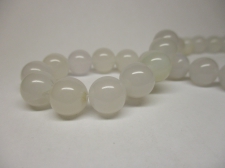 White Agate 10mm +/-37pcs