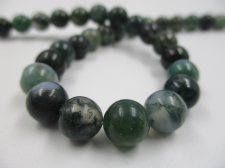 Moss Agate 8mm +/-45pcs