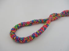 Rubber Disc Beads 5mm/ 40cm mix