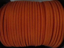 Flat Suede Cord 2.5mm Orange 90m