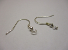 Sterling Silver 925 Ear Hook 2pcs