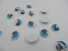 Googly Eyes 18mm +/-20pcs Blue