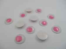 Googly Eyes 15mm +/-25pcs Pink