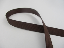 Petersham Ribbon 10mm Brown 1m