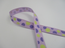 Petersham Ribbon 10mm Printed 1m