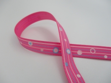 Petersham Ribbon 10mm Printed 1m