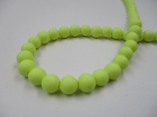 CERAMIC BEADS 6MM +/-75PCS YELLOW