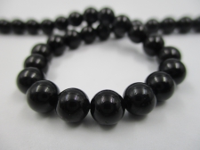 Tourmaline black 6mm +/-60pcs