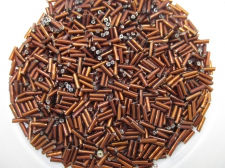 Bugle Beads Foil Brown 450g