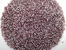 Bugle Beads Half Cut Foil Purple  450g