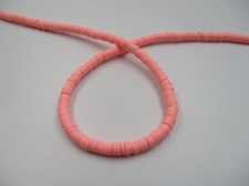 Polymer Clay Disc 4mm  40cm Rose Pink